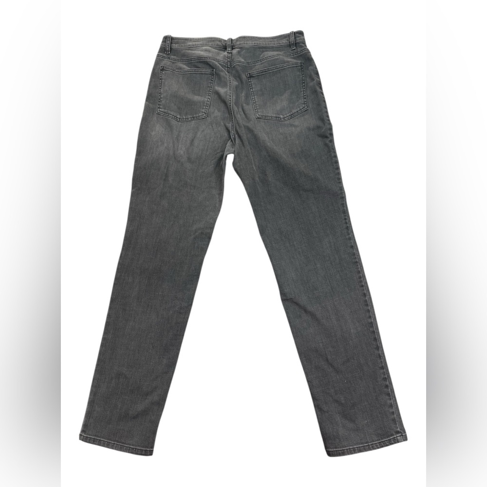Eileen Fisher Organic Cotton Stretch High Waisted Jeans Carbon Grey - Picture 3 of 14